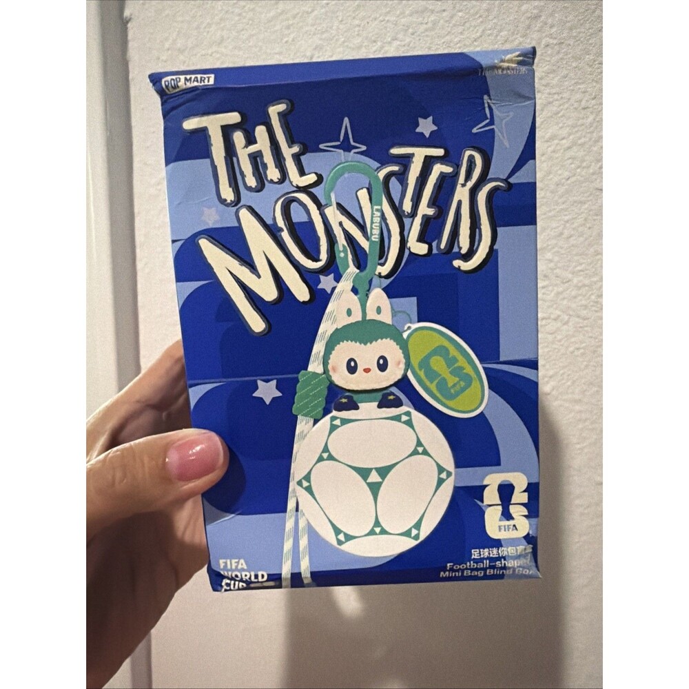 Pop Mart The Monsters Labubu FIFA Series Football Shaped Mini Bag SEAL THE VICTO